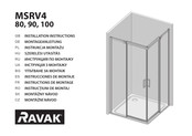 RAVAK MSRV4 100 Montageanleitung