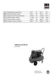 Schneider Airsystems UNM 510-10-90 DX Original Bedienungsanleitung