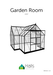 Halls Greenhouses Garden Room Montageanleitung