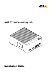 Axis D3110 Installationsanleitung
