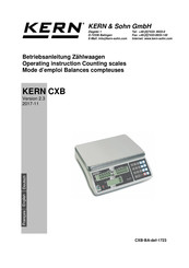 KERN CXB 6K0.5 Betriebsanleitung