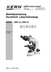 KERN Optics OBE 124 Betriebsanleitung