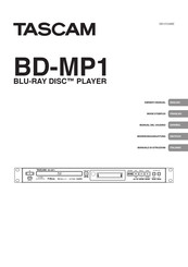 Tascam BD-MP1 Bedienungsanleitung
