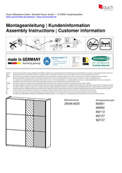 Rauch MZ112 29348.6520 Montageanleitung