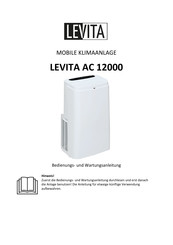 Levita AC 12000 Bedienungs- Und Wartungsanleitung