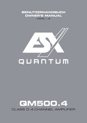 ESX QUANTUM QM500.4 Benutzerhandbuch