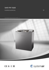 SystemAir SAVE VTR 150/B Installationsanleitung