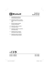 EINHELL TC-PC 45 Originalbetriebsanleitung