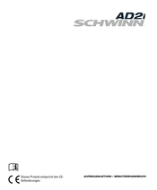 Schwinn AD2i Aufbauanleitung / Benutzerhandbuch