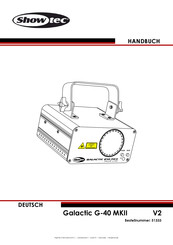 SHOWTEC Galactic G-40 MKII Handbuch