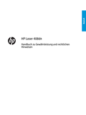 HP Laser 408dn Handbuch