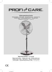 PROFI CARE PC-VL 3064 MS Bedienungsanleitung, Garantie