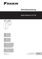 Daikin Altherma 3 R F+W EBVX11S23D9W Serie Betriebsanleitung