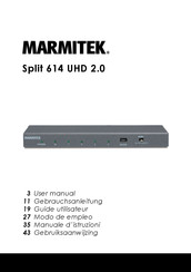 Marmitek Split 614 UHD 2.0 Gebrauchsanleitung
