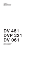 Gaggenau DV061 Gebrauchsanleitung
