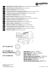 Westfalia Automotive 317 114 300 107 Montage- Und Betriebsanleitung