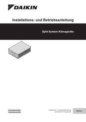 Daikin FDA250AXVEB Installation Und Betriebsanleitung