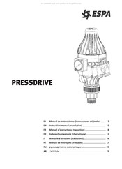 Espa PRESSDRIVE Gebrauchsanweisung
