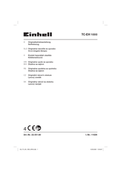 EINHELL TC-EH 1000 Originalbetriebsanleitung
