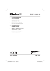 EINHELL TE-AP 18/28 Li BL Originalbetriebsanleitung