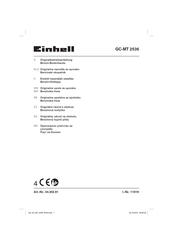 EINHELL GC-MT 2536 Originalbetriebsanleitung