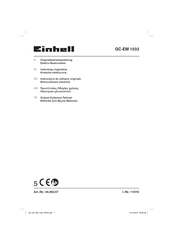 EINHELL GC-EM 1032 Originalbetriebsanleitung
