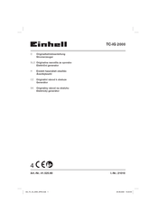 EINHELL TC-IG 2000 Originalbetriebsanleitung