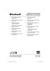 EINHELL TE-RH 28 5F series Originalbetriebsanleitung