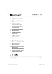 EINHELL CC-AC 35/10 12V Originalbetriebsanleitung