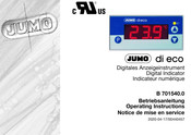 JUMO Di eco B 701540 0 Serie Betriebsanleitung