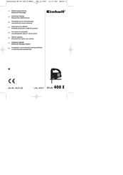 EINHELL BT-JS 400 E Bedienungsanleitung