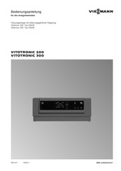 Viessmann Vitotronic 300 GW2B Bedienungsanleitung