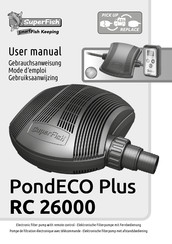 Superfish PondECO Plus RC 26000 Gebrauchsanweisung