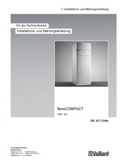 Vaillant flexoCOMPACT VWF 8/4 Serie Installations- Und Wartungsanleitung