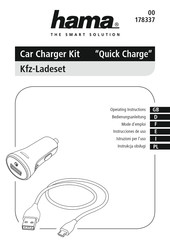 Hama Quick Charge Bedienungsanleitung