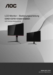 AOC CQ32G1 Bedienungsanleitung