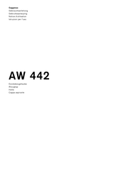 Gaggenau AW 442 Gebrauchsanleitung