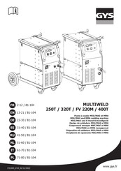 GYS MULTIWELD 250T Bedienungsanleitung