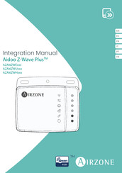 Airzone Aidoo Z-Wave Plus AZAI6ZWE Serie Bedienungsanleitung