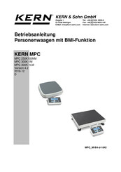 KERN MPC 300K-1LM Betriebsanleitung