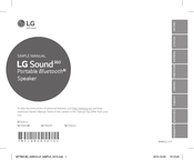 LG Sound360 PBS-C510 Kurzanleitung