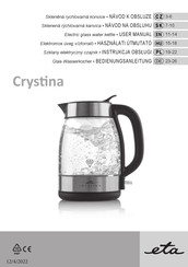 eta Crystina 5153 Bedienungsanleitung