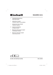 EINHELL RASARRO 36/42 Originalbetriebsanleitung