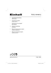 EINHELL TC-CL 18/1800 Li Originalbetriebsanleitung