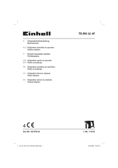 EINHELL TE-RH 32 4F Originalbetriebsanleitung