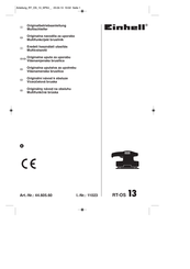 EINHELL 44.605.60 Originalbetriebsanleitung