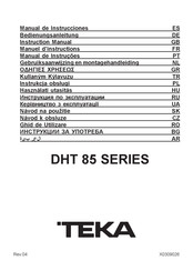Teka DHT 85 Serie Bedienungsanleitung