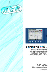JUMO Logoscreen cf Montageanleitung
