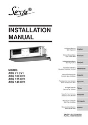 Siesta ABQ 71 CV1 Installationshandbuch