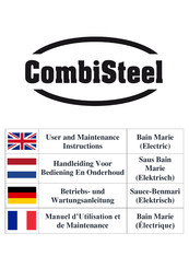 CombiSteel 7178.3205 Betriebs- Und Wartungsanleitung